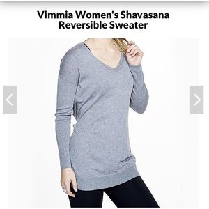Vimmia Reversible Shavasana Sweater Size XS